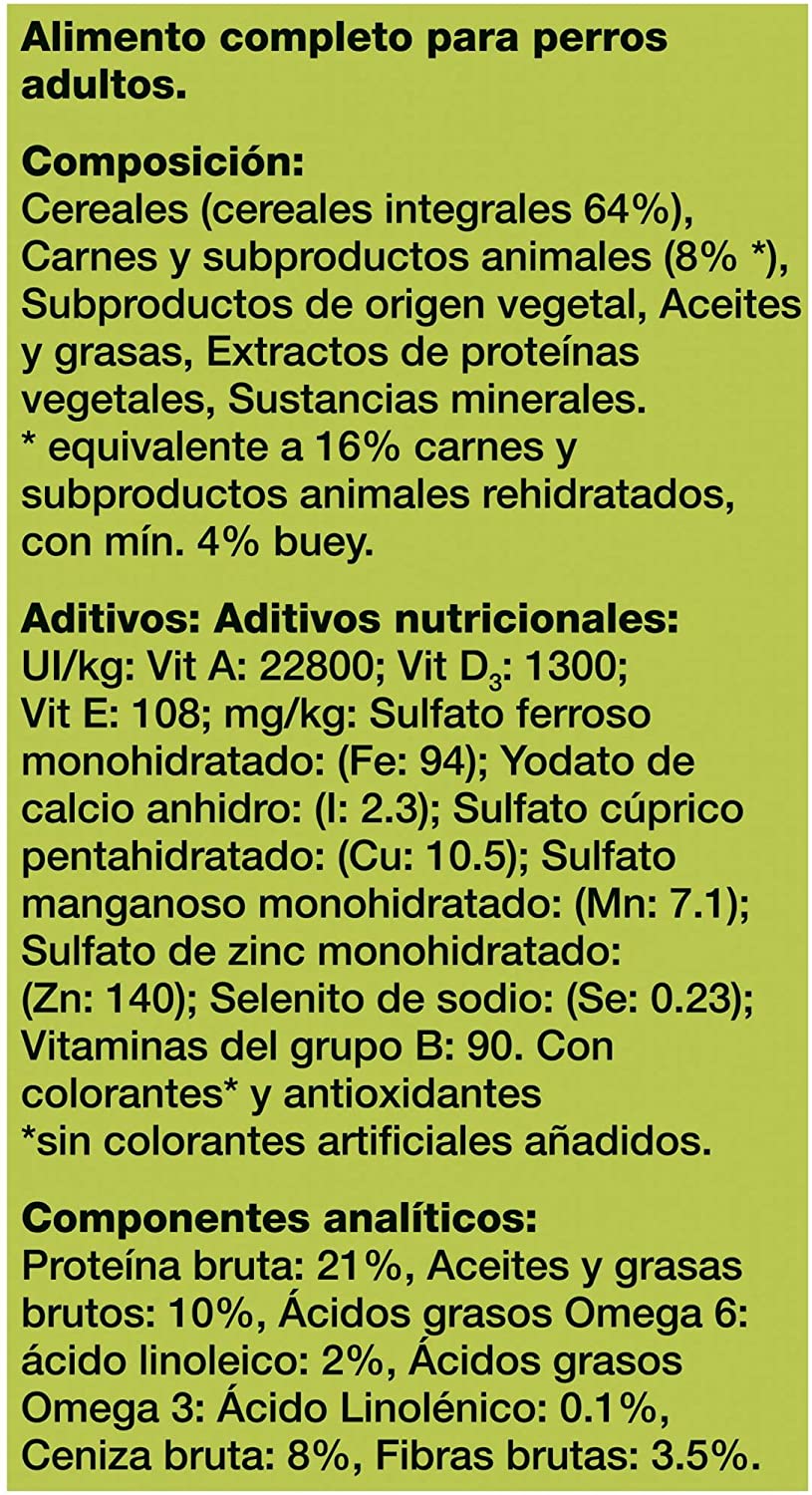  Purina Friskies Vitafit Active Pienso para Perro Adulto Buey 10 Kg 