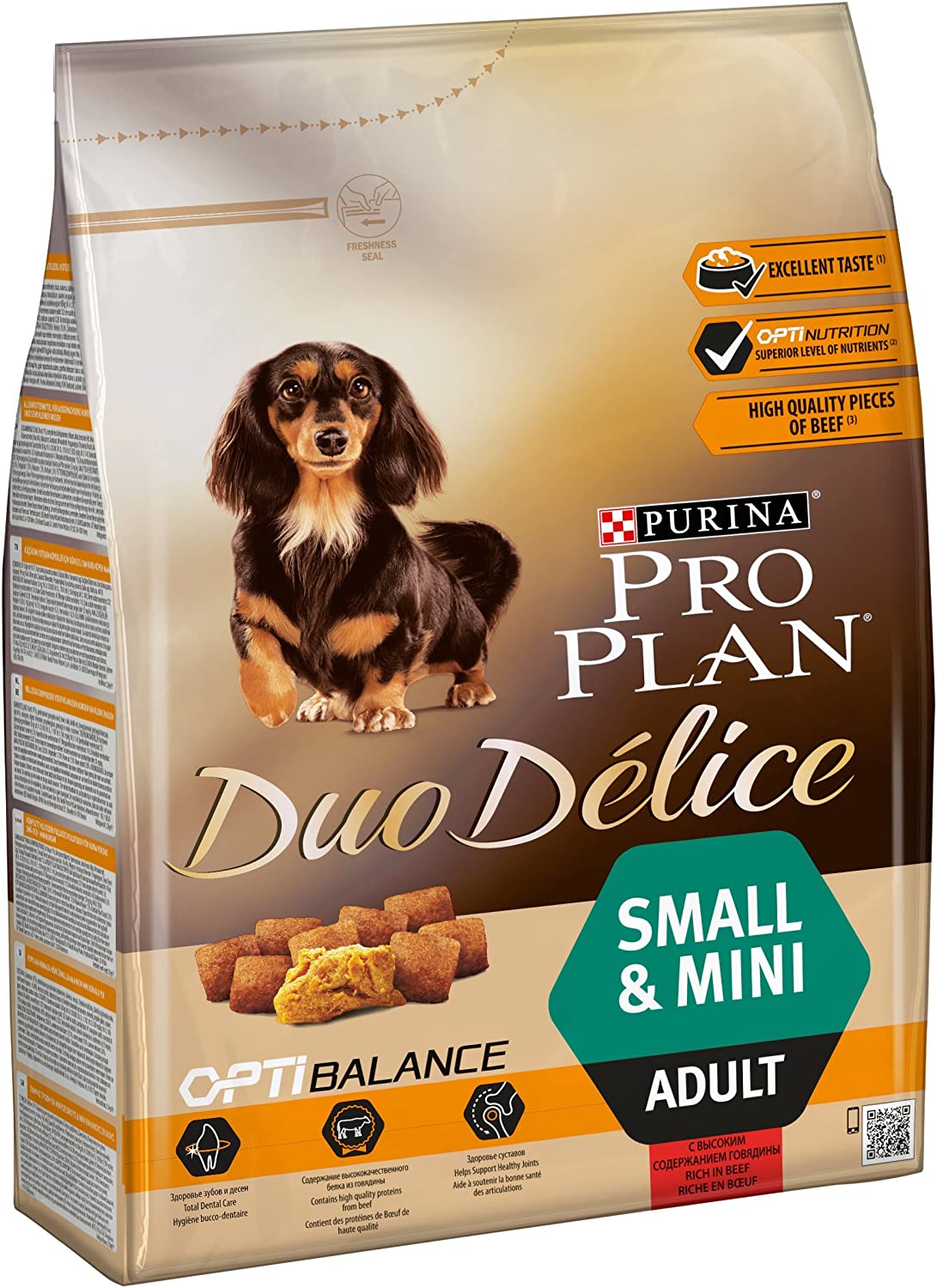  Purina Pro Plan Canine Adult Duodelice Small Buey 2,5Kg 2500 g 