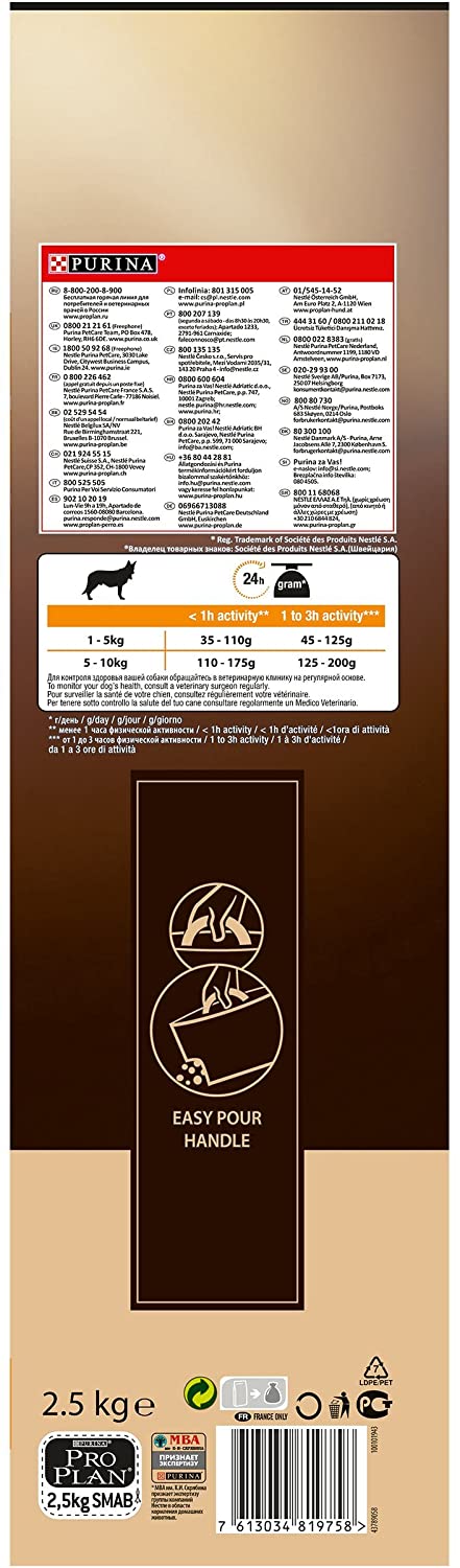  Purina Pro Plan Canine Adult Duodelice Small Buey 2,5Kg 2500 g 
