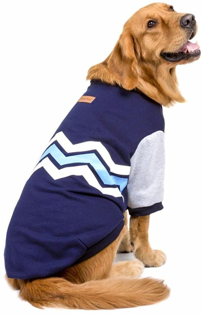  RETUROM Ropa para Mascotas, Suéter con Capucha de Warm Thick Wave Grueso de la Camisa Ropa para el Perro Grande Grande 
