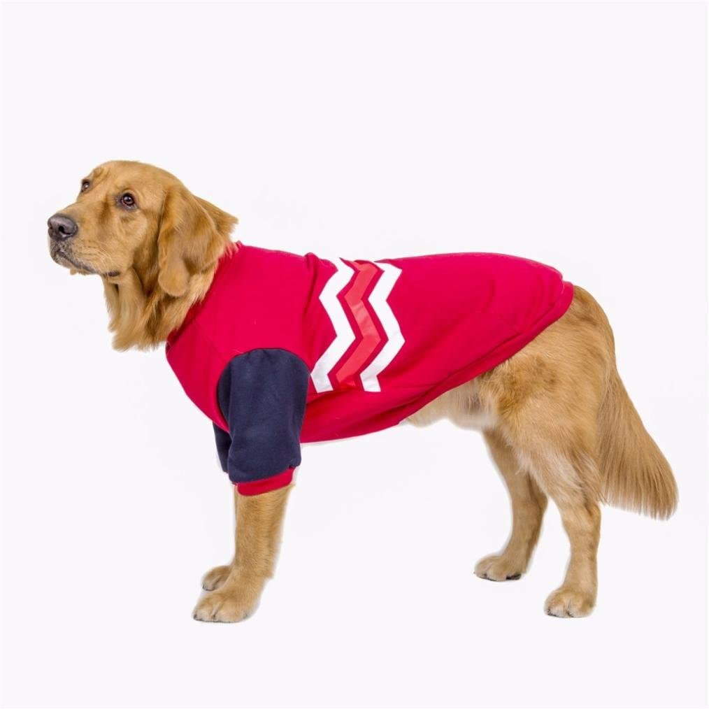  RETUROM Ropa para Mascotas, Suéter con Capucha de Warm Thick Wave Grueso de la Camisa Ropa para el Perro Grande Grande 