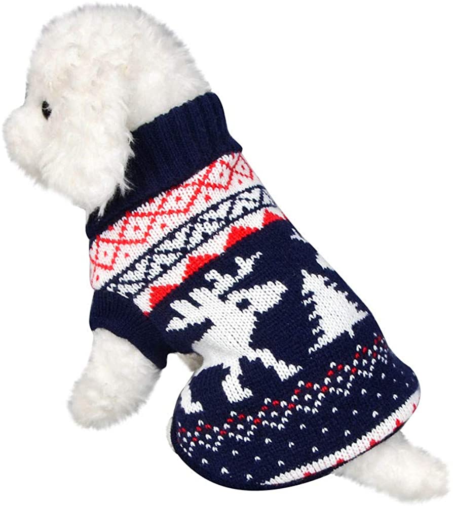  Ropa para Mascotas,Dragon868 Invierno Caliente Mascotas Perro Ropa Alto Cuello suéteres 