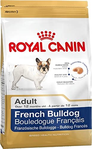  Royal Canin Bolsa de comida para bulldog francés, para perros adultos, incluye 2 paquetes de 3 kg Especialmente diseñada para perros bulldogs franceses adultos y maduros, de más de 12 meses de edad. 