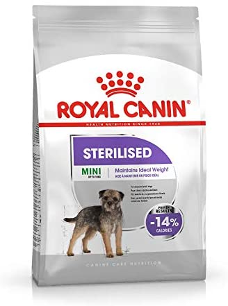  ROYAL CANIN Pienso Mini Sterilised para Perros Pequeños Esterilizados Saco 1 Kg - 1000 gr 