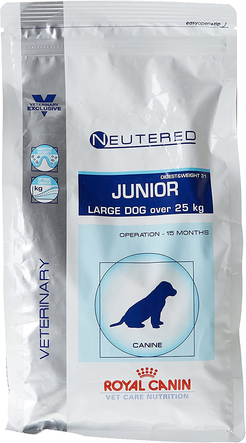  ROYAL CANIN Veterinary Care Nutrition Dog Digest and Weight Neutered Nourriture pour Chien Junior/Chienne Stérilisé de Grande Race 