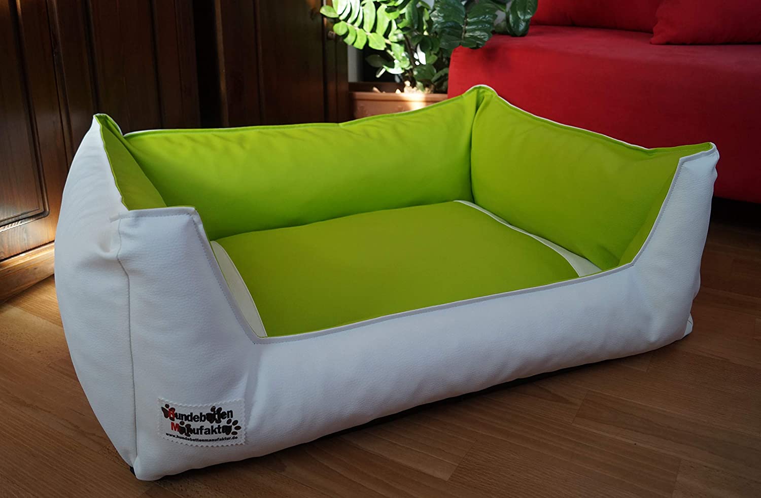  Sofá cama de piel sintética perros Acceso 105 cm X 80 cm 