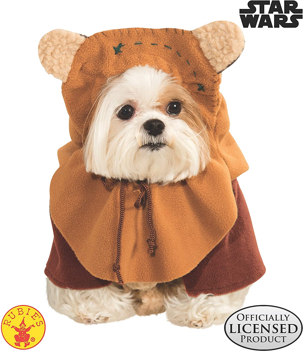 Star Wars - Disfraz de Ewok para mascota, Talla M perro (Rubie's 887854-M) 