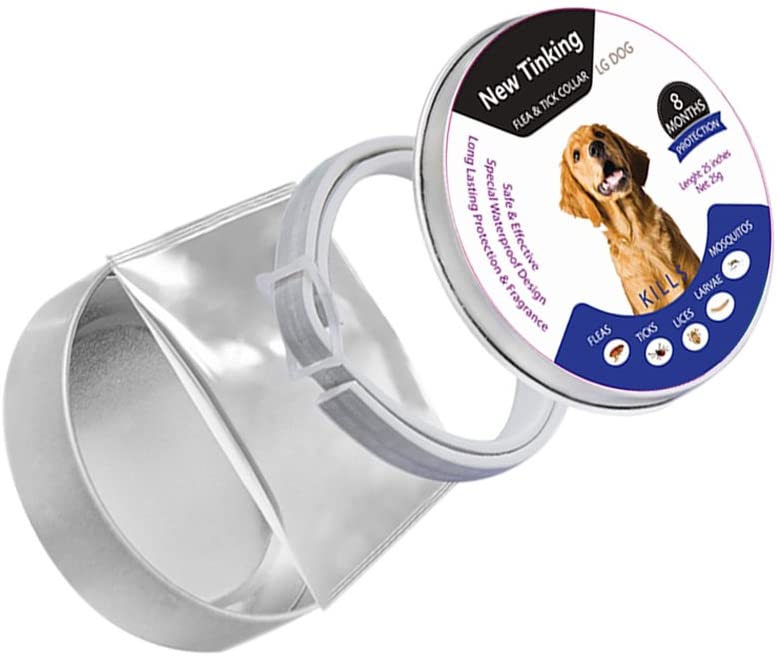  Sue Supply Collar para perros de 8 meses de protección, ajustable e impermeable, la mejor solución de plagas naturales para perros/gatos 