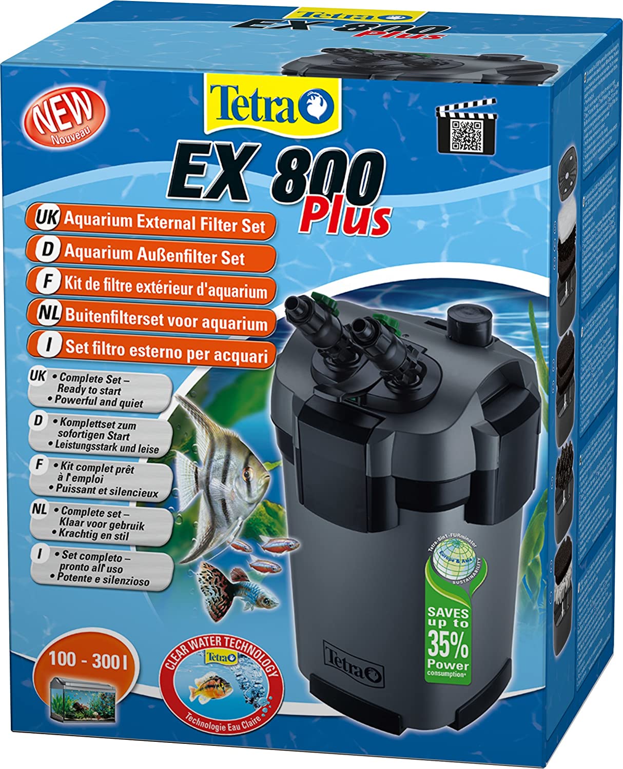  Tetra Set completo de filtro exterior Tetra EX 800 plus EX 800 
