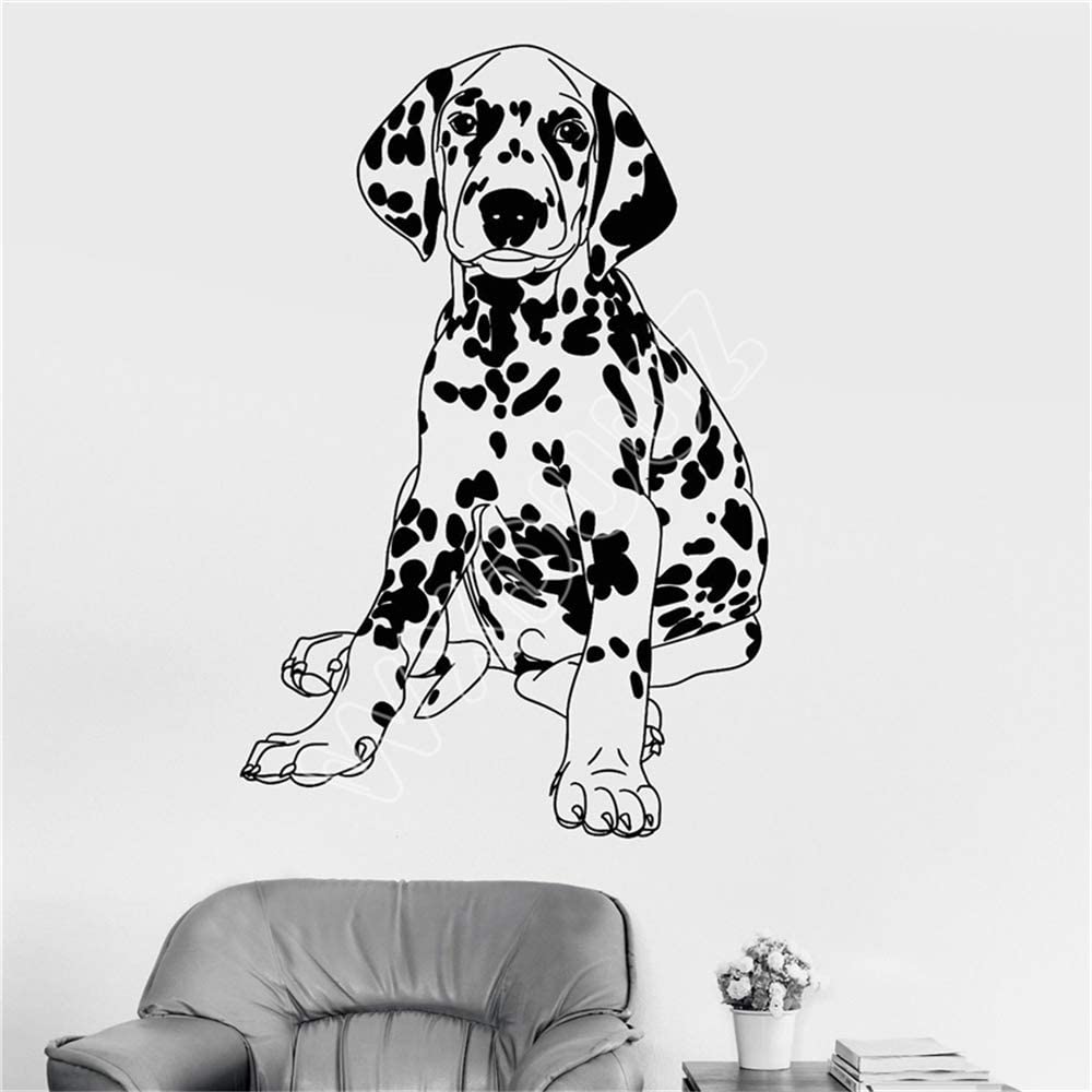  Venta de   vinilo tatuajes de pared dálmata pedigrí perro Pet Shop veterinario clínica pegatinas etiqueta de la decoración del hogar calcomanías  116 * 174 cm 