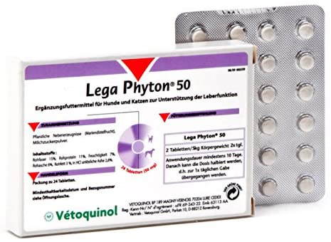  Vetoquinol Lega Phyton 50 - 24 pastillas 