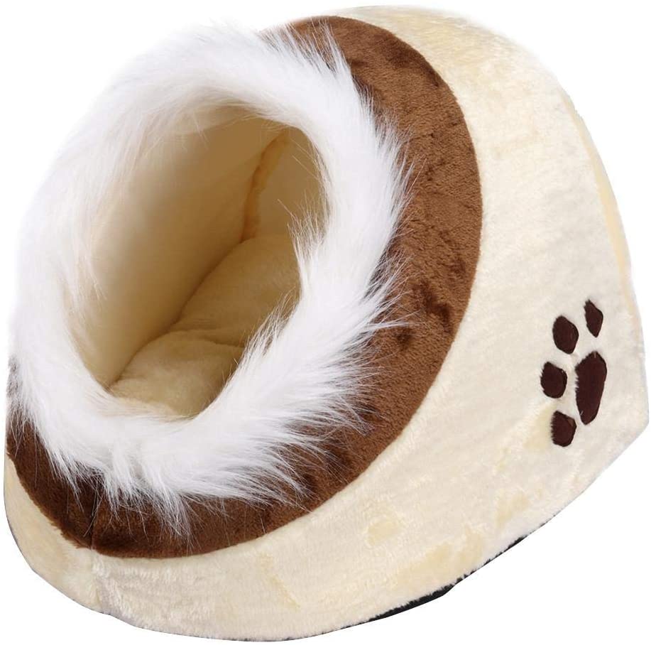  yahee gato cueva cueva Manta cueva Perros y Gatos Cesta mascota cama con suave y cómodo almohada 
