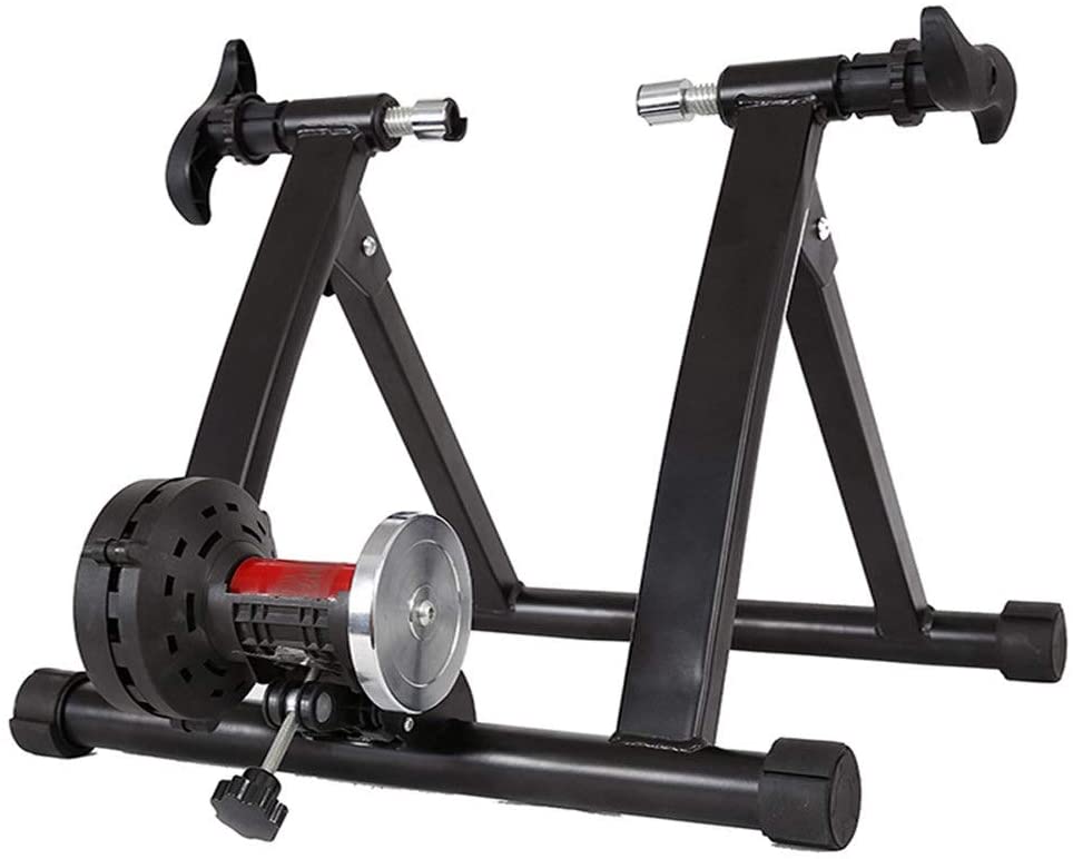  YAzNdom Bicicleta Turbo Trainer Bicicleta Estática Ejercicio Trainer Soporte Plegable del Soporte De Bicicletas For Bicicletas De Montaña Y Carretera Apto para Uso en Interiores 