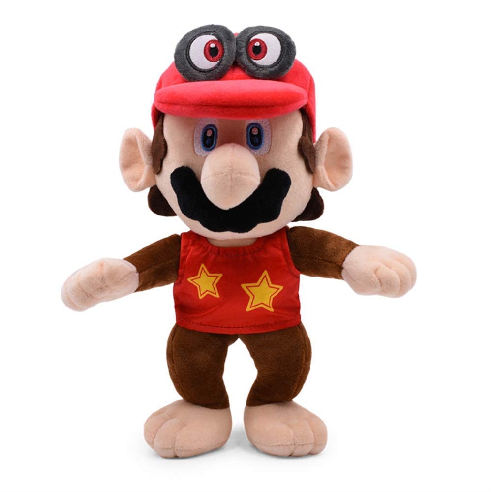  Ylout Super Mario Bros Peluche 30Cm, Cosplay Monkey Donkey Diddy Kong Stuffed Dolls Kids 