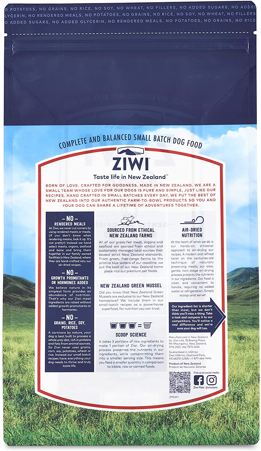  Ziwi Peak Alimento Deshidratado para Perro, Sabor Venado - 454 gr 