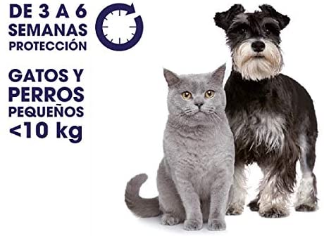  Zotal Parasital Pipetas Perros Pequeños y Gatos hasta 10 kg 