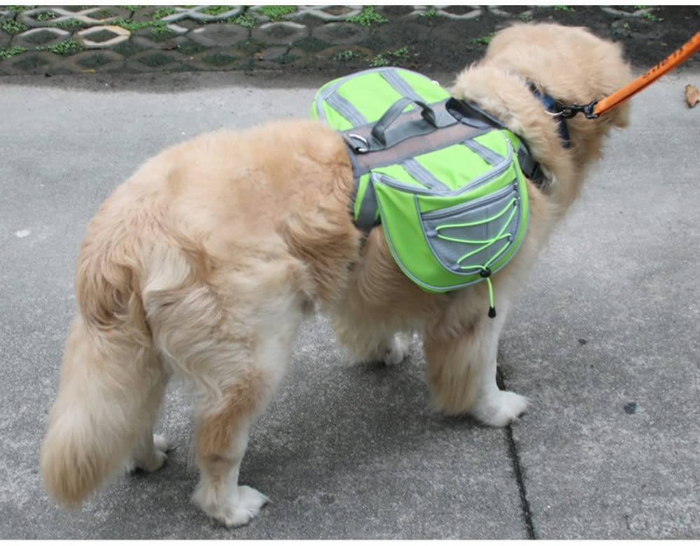  Alforja para mascota GossipBoy con correas de arnés ajustables para perro grande 