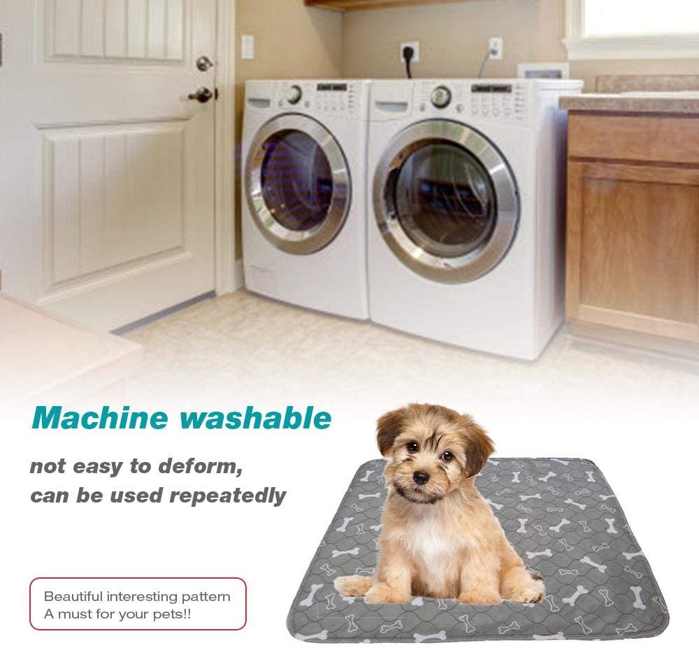  Almohadillas de orina lavables para perros, reutilizables, para entrenamiento de cachorros, almohadillas absorbentes, protector de colchón para entrenamiento de orinal, incontinencia, viajes 