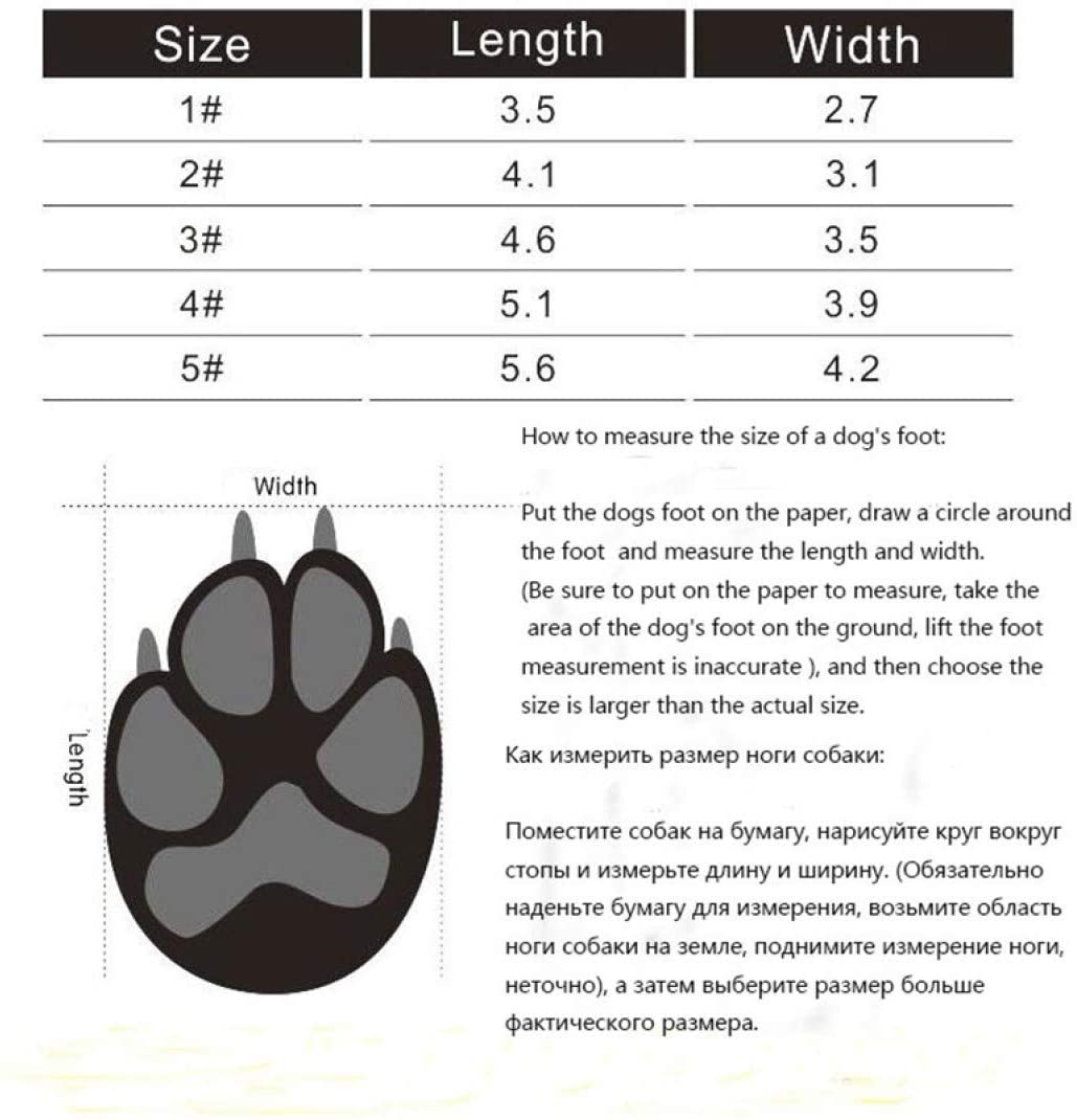  AMURAO Zapatos Impermeables para Mascotas Invierno cálido Puppy Paw Protectors Cat Yorkie Botas de Lluvia Productos para Mascotas 