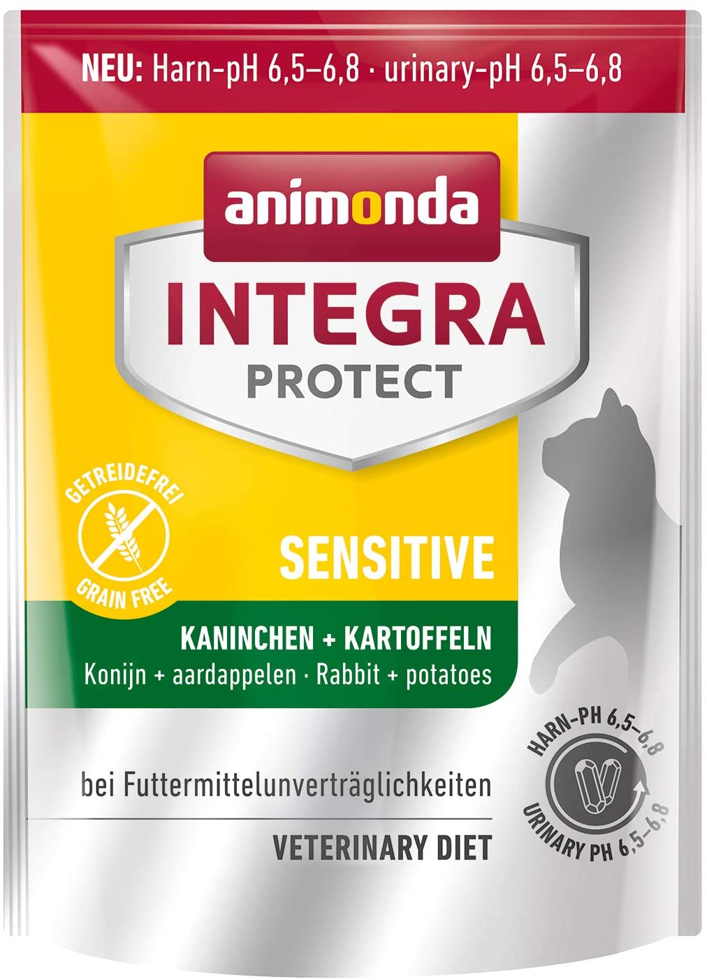  Animonda Integra Protect Comida para Gatos Sensitive, con Conejo y Patatas, Comida Seca para Gatos con alergias alimentarias 