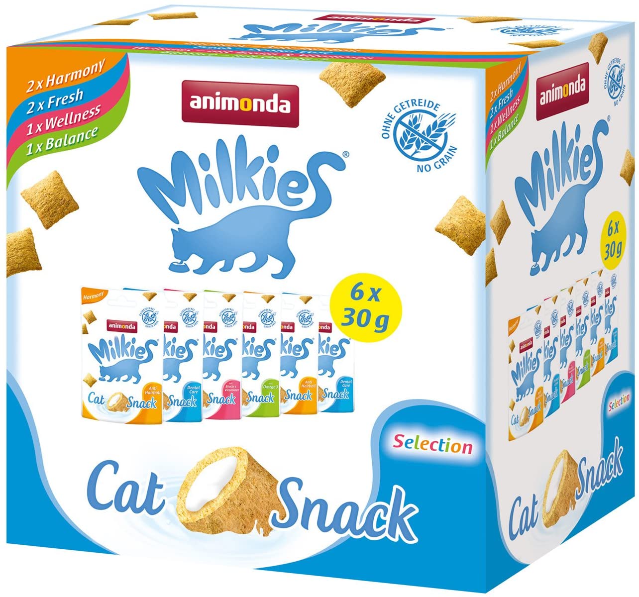  animonda Milkies - Cojín para Gatos, sin Cereales 