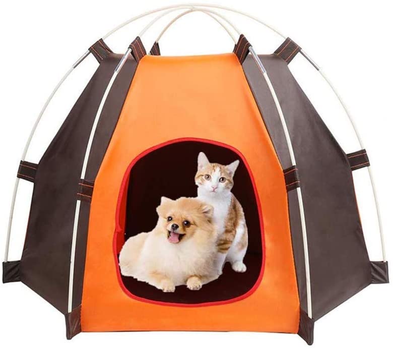  ANPI Cama Plegable Portátil para Perros, Tienda impermeable para Animales Pequeños, Perros y Gatos, Ideal para Viajes de Campamento al Aire Libre 