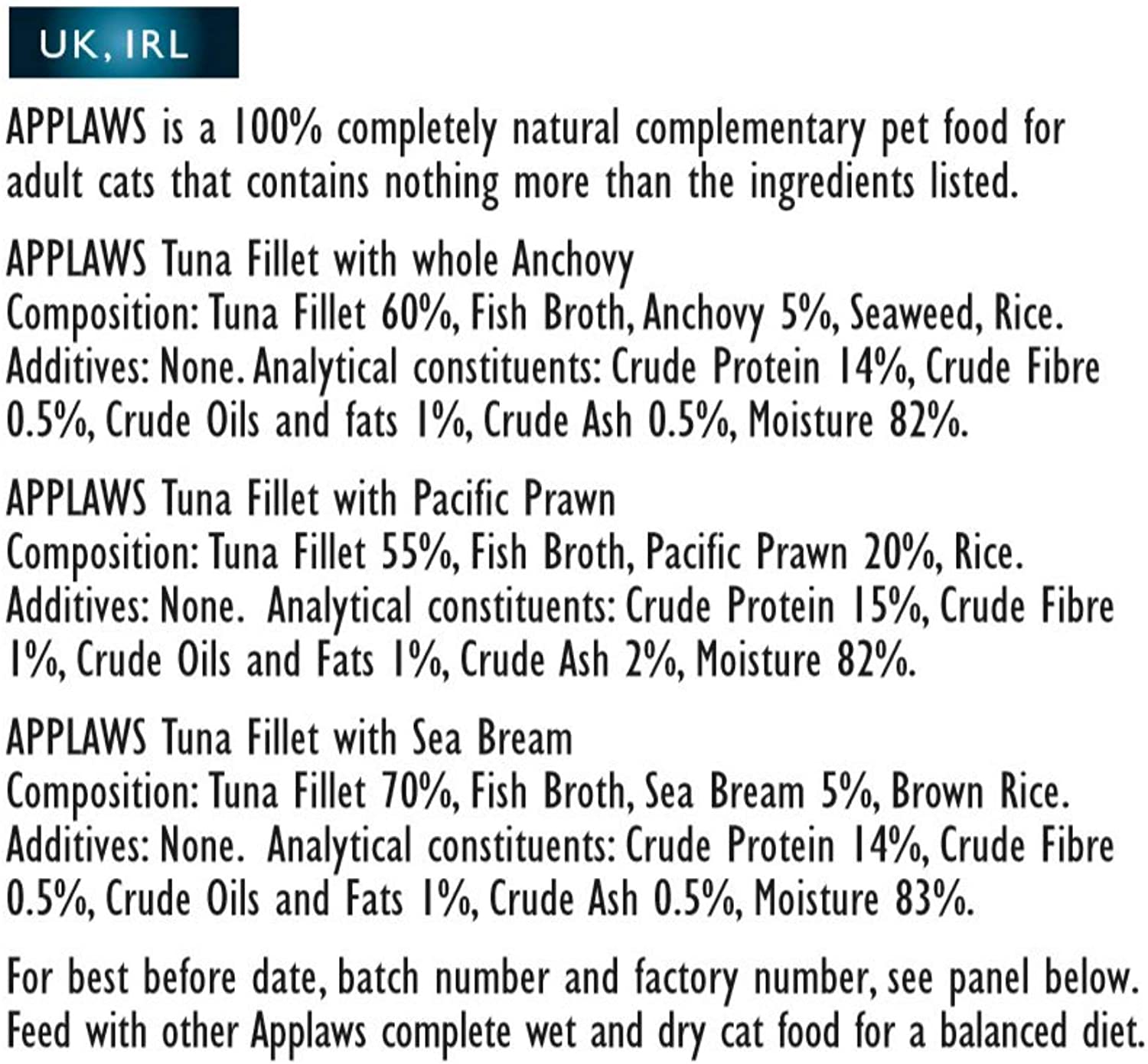  Applaws - Bolsa de Alimentos para Gatos, Varios Paquetes 