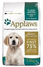  Applaws Dry Puppy Food Chicken Small and Medium Breed (7.5kg) (Pack de 2) 