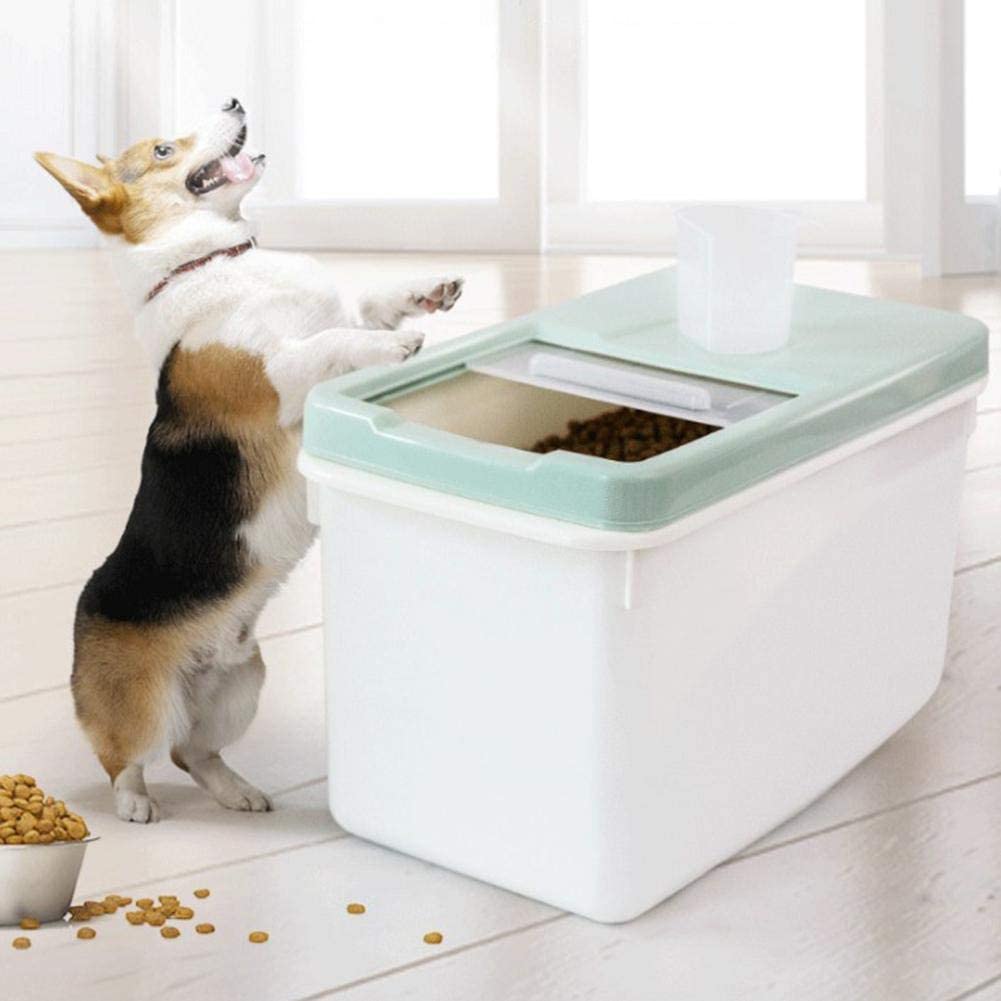  Applyvt Contenedor Sellado De La Caja De Almacenamiento De Alimentos para Mascotas Mantenga El Grano Fresco Caja De Almacenamiento para Alimentos para Perros Y Gatos 