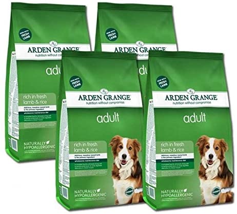  Arden Grange MultiBuy - Hipoalergénico premium de cordero y arroz para adultos comida seca para perros – 2x, 4x, 6x – 12 kg 