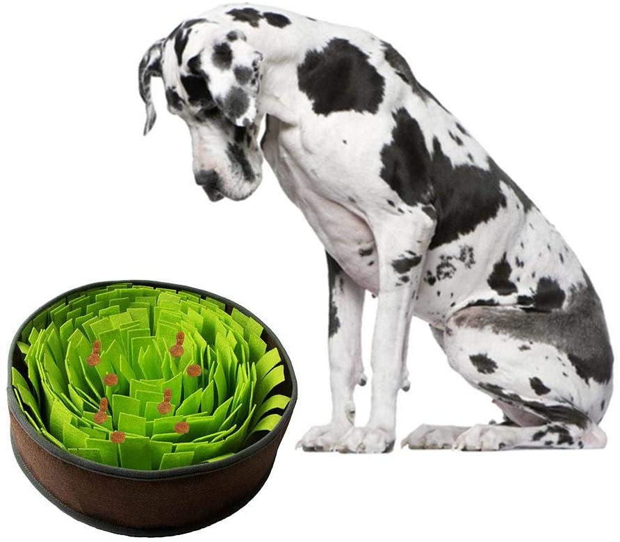  Augproveshak Pet Snuffle Mat, Dog Puzzle Toys, Juego De Alimentación Interactiva, Fomentar Las Habilidades Naturales De Alimentación para Gatos Perros 