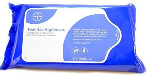  Bayer Sano & Bello Pack de 35 Toallitas Limpiadoras - 1 Pack de Toallitas 