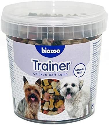  Biozoo Trainer, Snack Educativo de Pollo, Buey y Cordero para Perros - 600 gr. 
