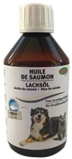  Bubimex Aceite de salmón para Perros 250 ml – Juego de 2 