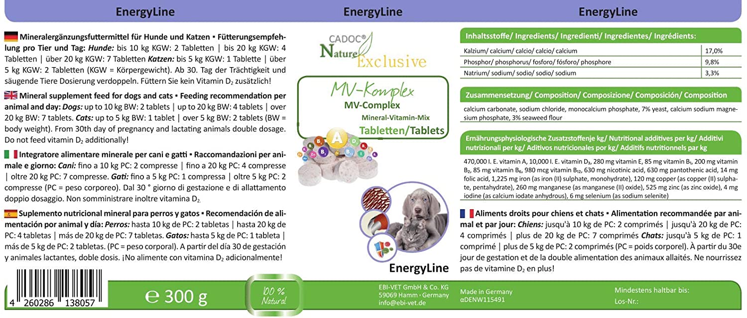  Cadoc - Nature Exclusive MV-Complex (complejo de minerales y vitaminas) 