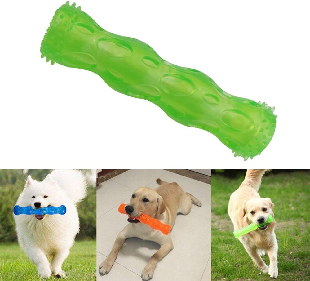  CEESC Juguete de limpieza de dientes y rompecabezas para cachorro, 3 tamaños y 3 opciones de colores 