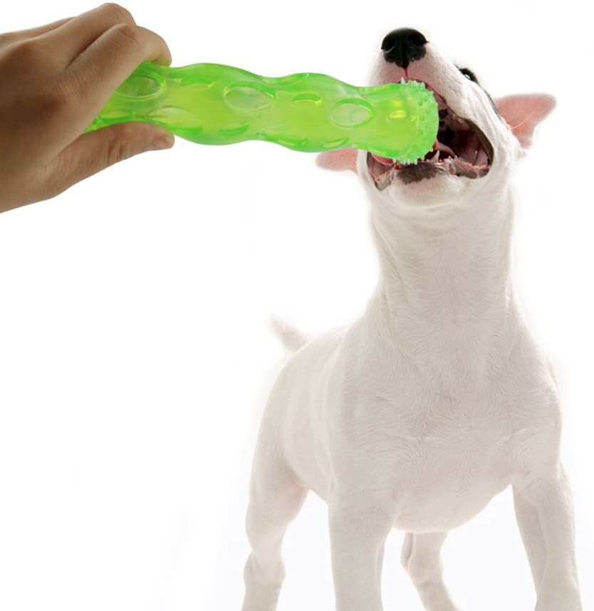  CEESC Juguete de limpieza de dientes y rompecabezas para cachorro, 3 tamaños y 3 opciones de colores 