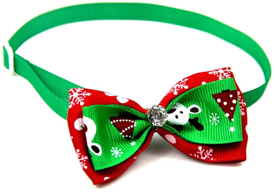  Da.Wa 1X Corbata de Lazo Pajarita Collar para Perro Perrito para Mascota Perro Accesorios Lindo Regalo para Navidad 