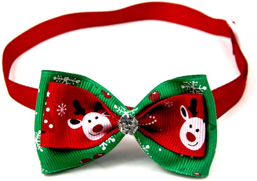  Da.Wa 1X Corbata de Lazo Pajarita Collar para Perro Perrito para Mascota Perro Accesorios Lindo Regalo para Navidad 