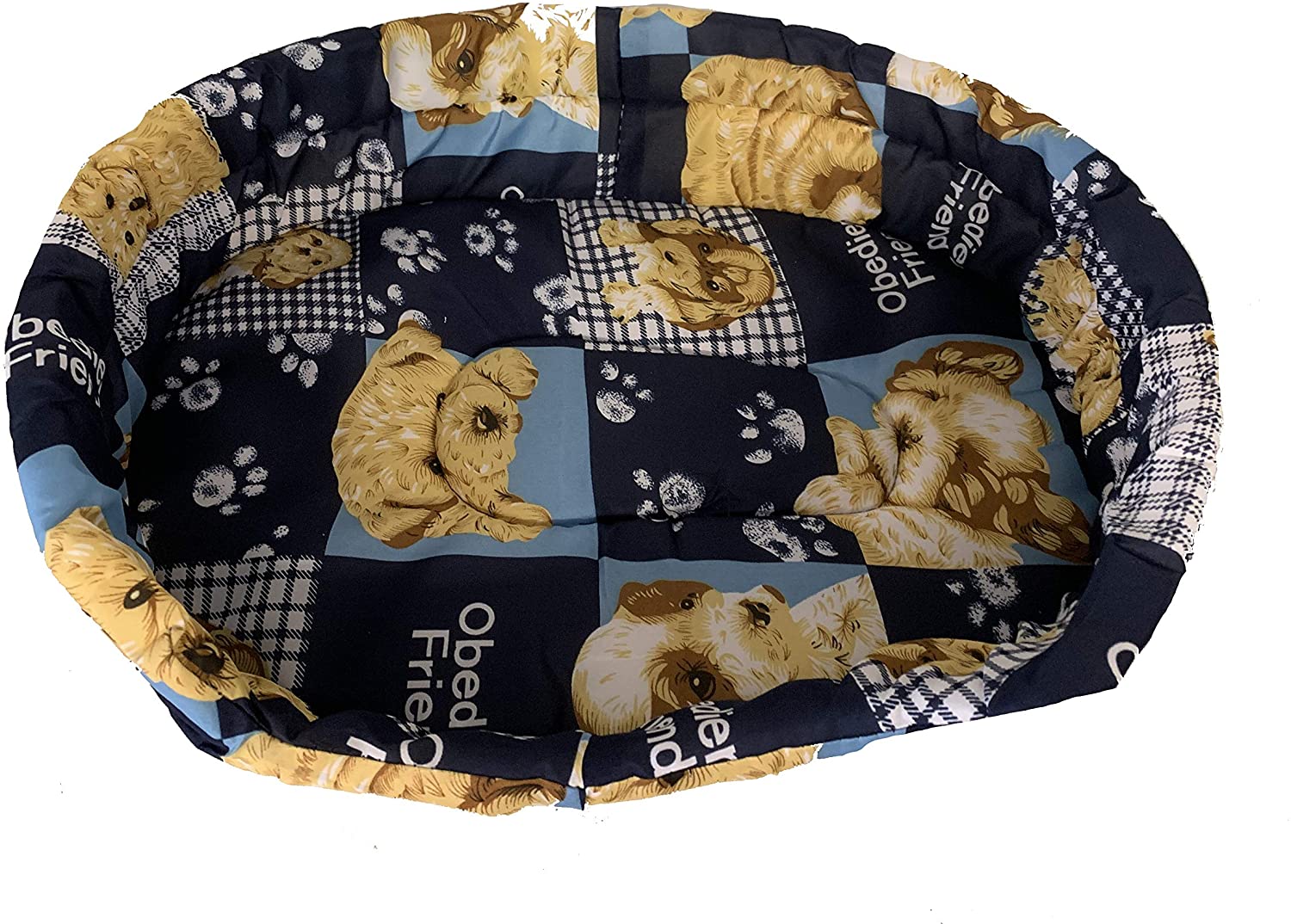  Ducomi® Fufy 2 – Cama para Perros y Gatos de Oxford – Suave caseta para Animales domésticos – Fácil de Lavar 