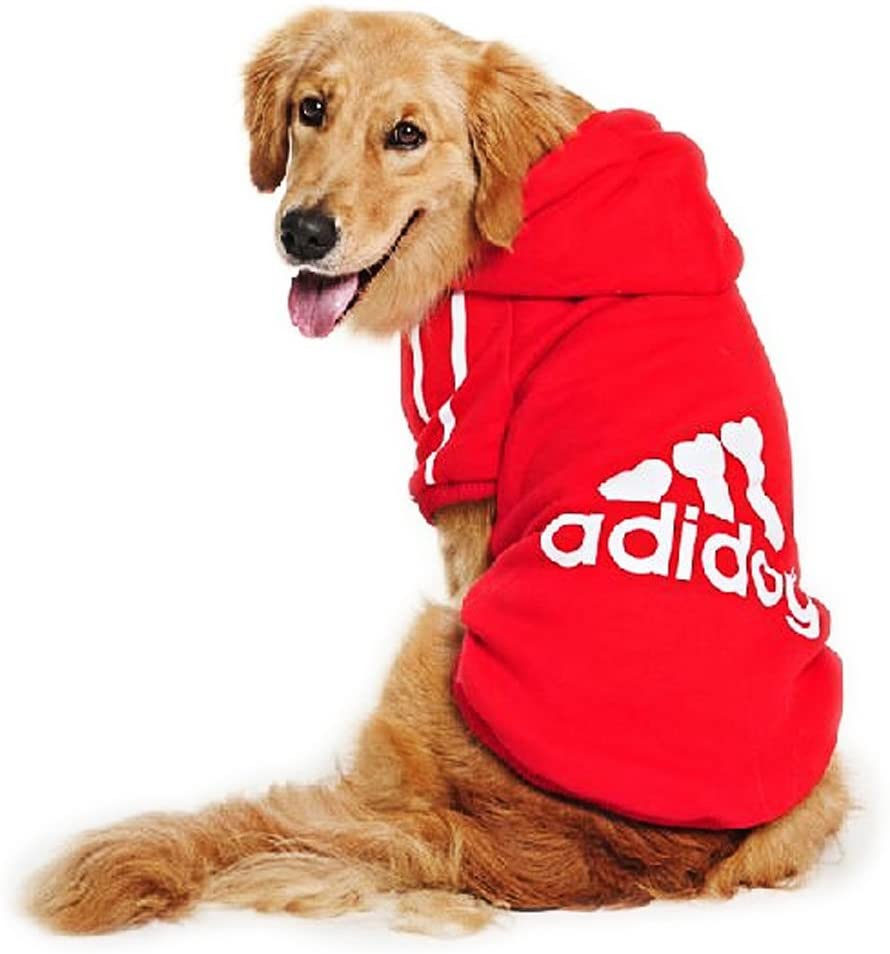  DULEE ADIDOG - Abrigo con capucha para perro 