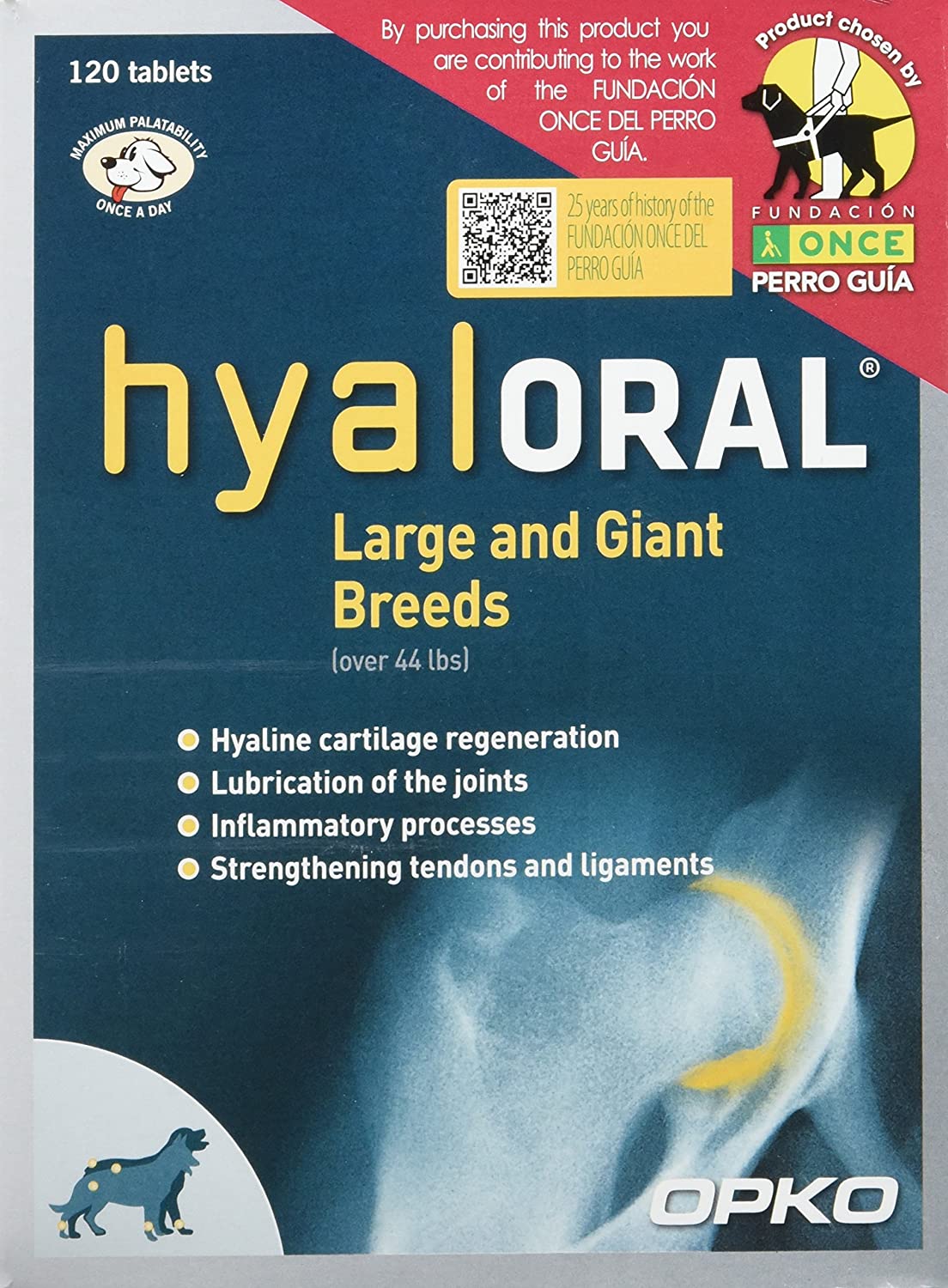  Farmadiet Hyaloral Razas Grandes y Gigantes 30 Blísters con 12 Comprimidos - Total: 360 Comprimidos 