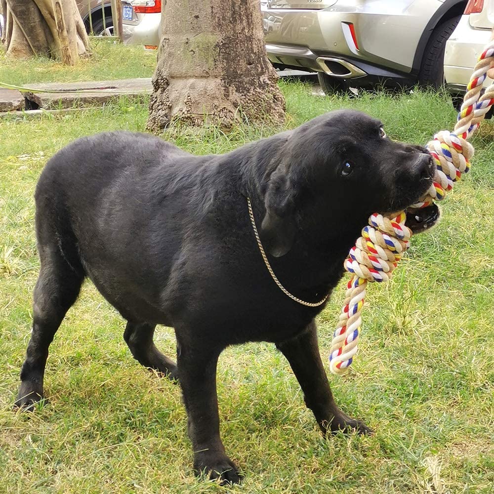  FONPOO Juguetes para Perros Grandes，Diseñado para un Perro Resistentes y Fuerte El Juego Aburrido Juguetes para Perros De 3 Piezas 30 Pulgadas De Largo y Pesa 4 Libras 