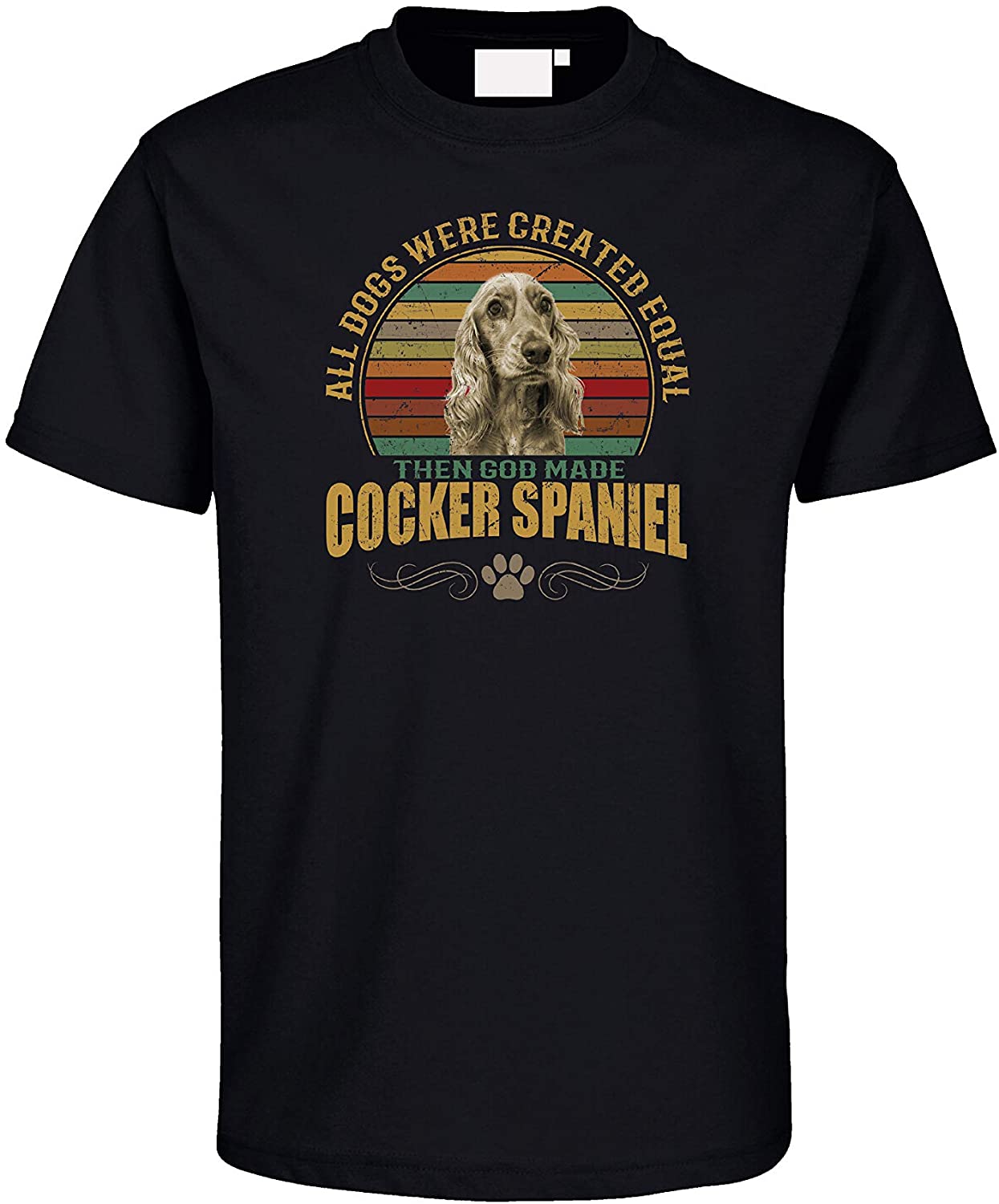  Gänseblümchendruck Camiseta para Perro, diseño de Perro de Cocker Spaniel 