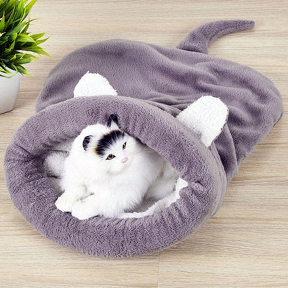  Gowind6 - Saco de Dormir para Mascotas con diseño de Gato y Gato 