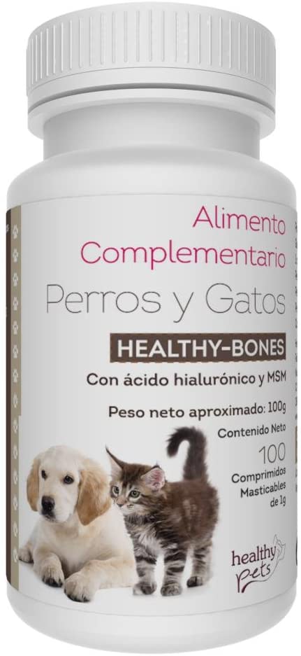  Healthy Pets Bones Complementos Alimenticios Mascotas - 100 Comprimidos 