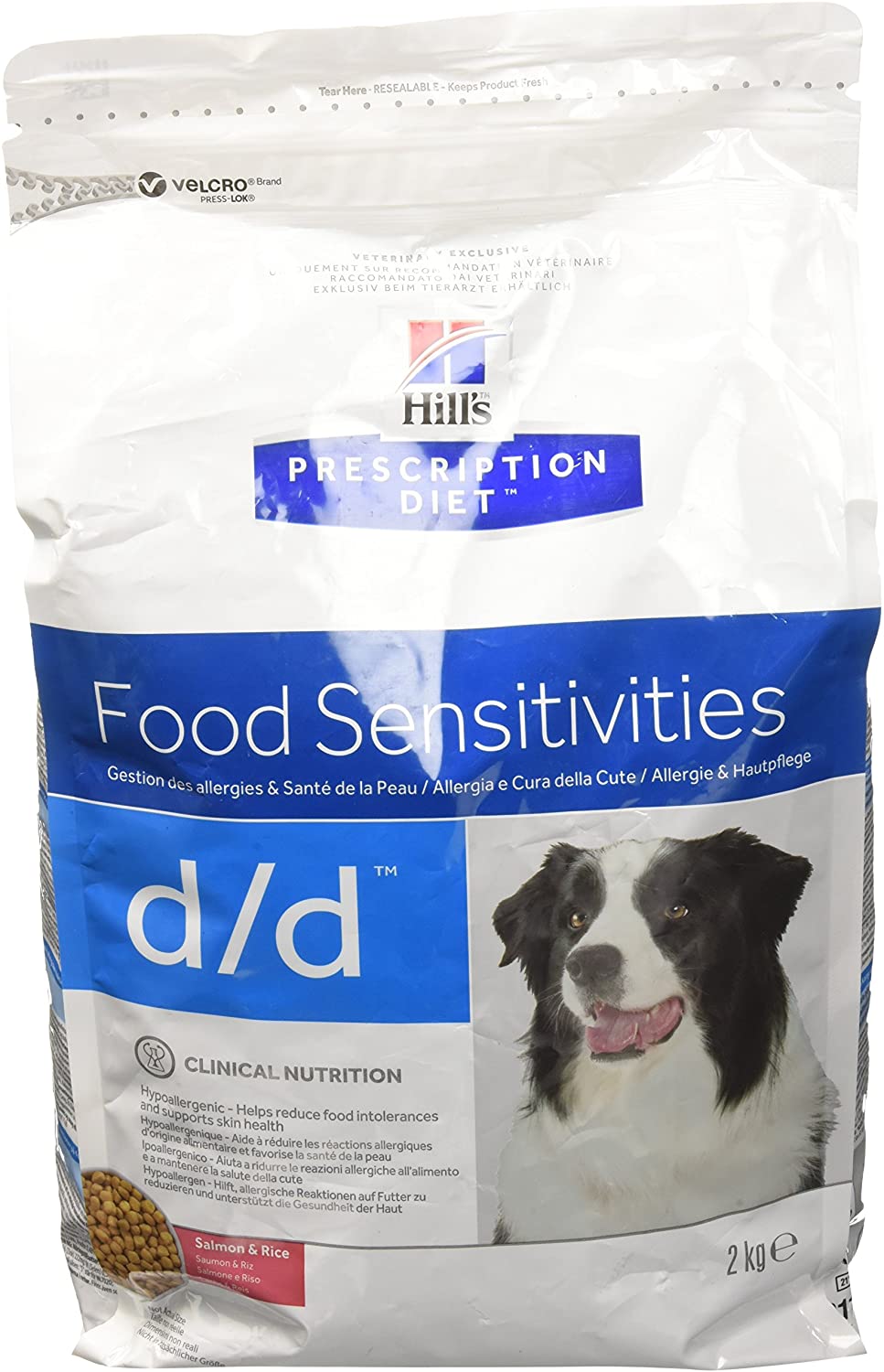  Hill`s Alimento Dietético para Perros con Sabor a Salmón D/D - 2 kg 