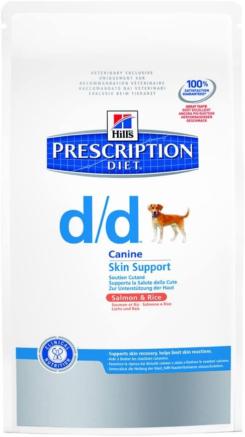  Hill`s Alimento Dietético para Perros con Sabor a Salmón D/D - 5 kg 