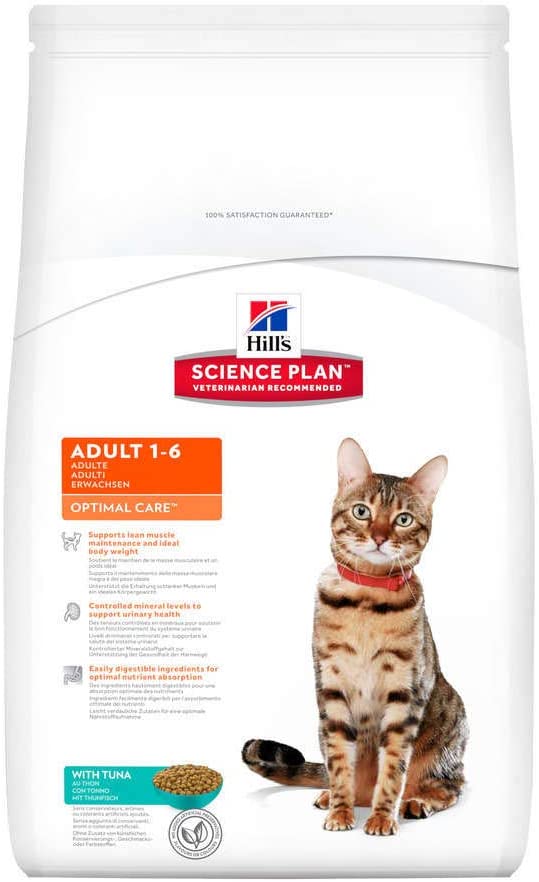  Hill's Feline Adult Tuna Comida para Gatos - 10000 gr 