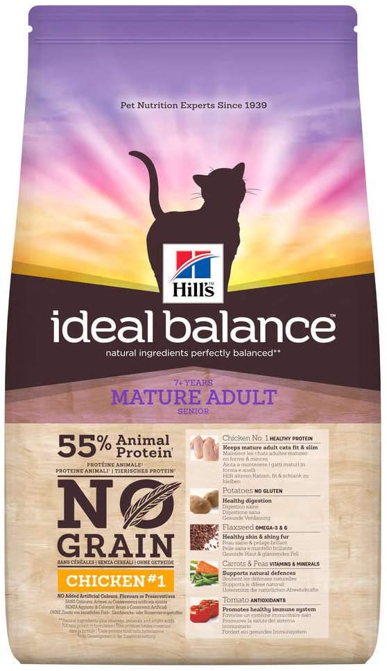 Hills Natu Hib Feline Mature No Grain Pollo Patata 1,5Kg 1500 g 